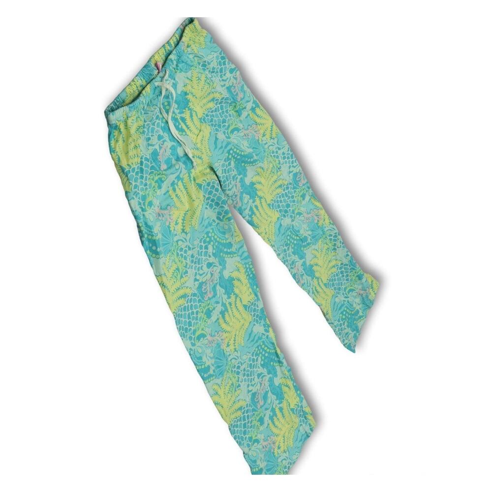 Lilly Pulitzer Multicolor Soft Knit Drawstring Pajama Pants XS